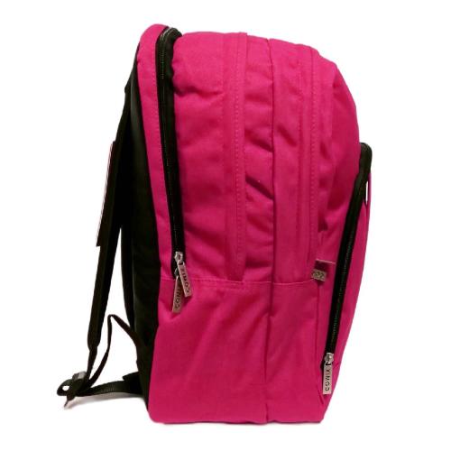 Comix Zaino Scuola Organizzato Monocolore Rosa fluo