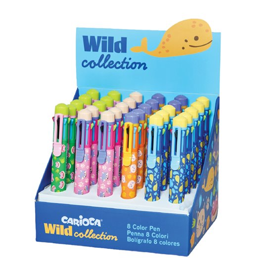 Penna 8 colori Wild Collection