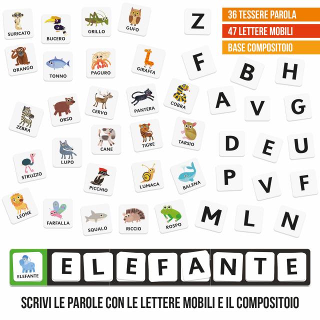 Headu Scrivo e Leggo 4.0 animali