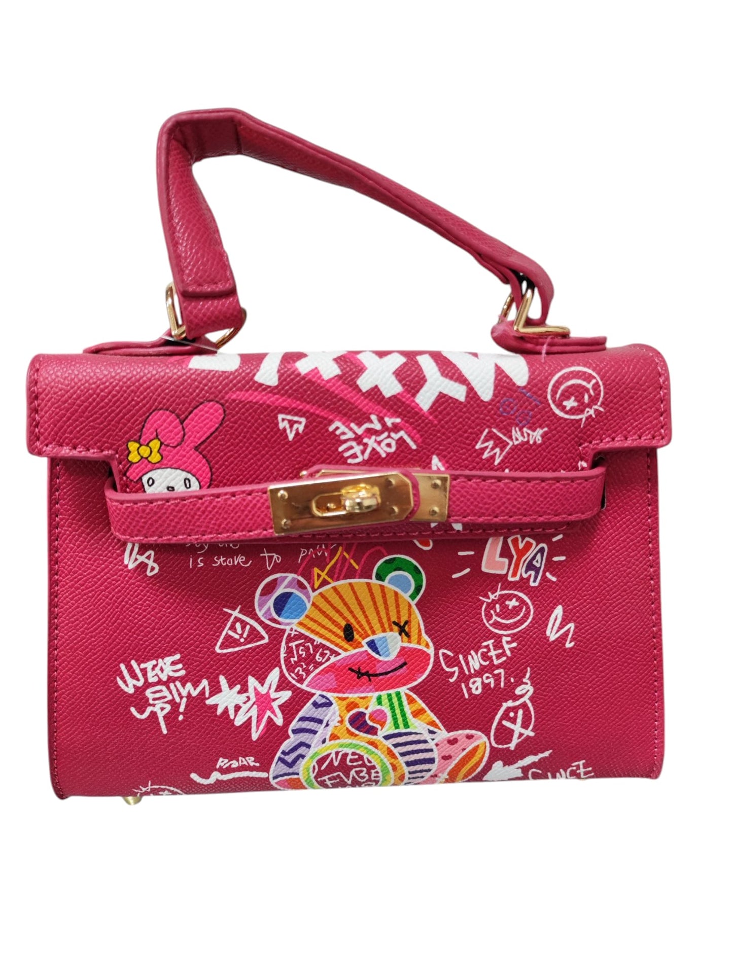 Borsetta Teddy graffiti