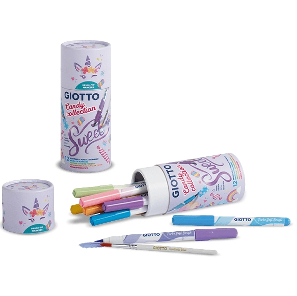 Giotto Turbo Soft Brush – Candy Collection