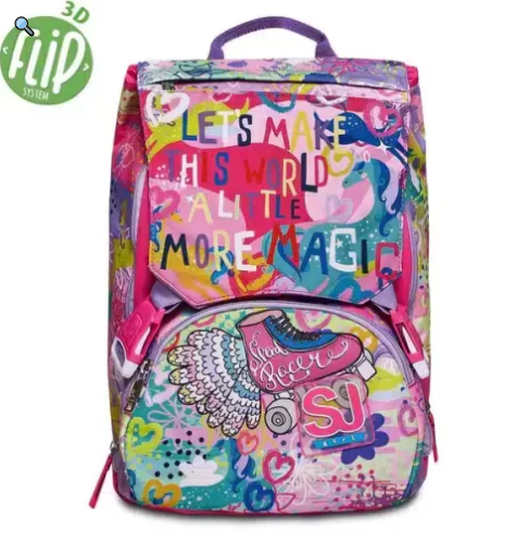 Zaino SJ Estensibile - UNICORNO 3D - Magic Flip Girl