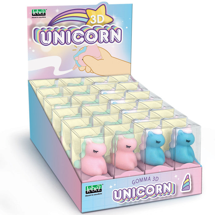 Gomma 3D Unicorno Lebez