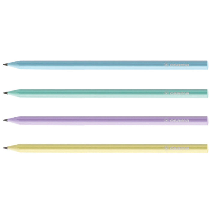 Matita con fusto a fiore HB Rainbow pastel Osama