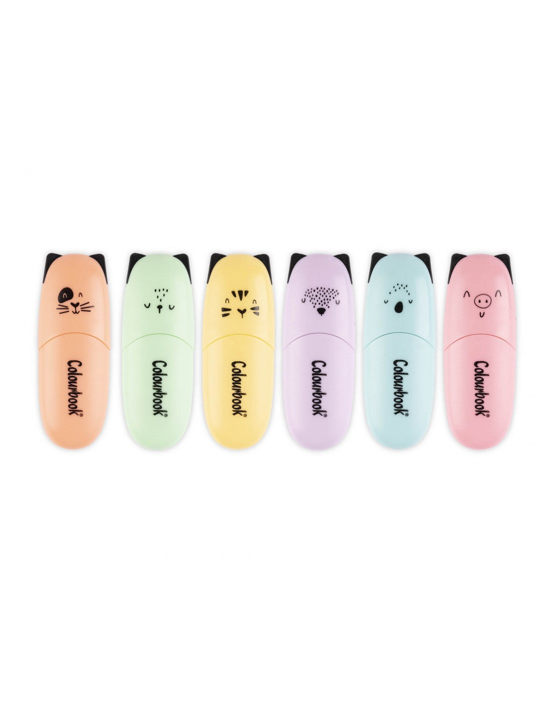 Set mini evidenziatori Wild & Cute Colourbook