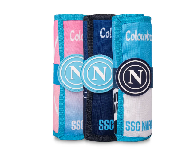 Astuccio portapastelli a rotolo SSC Napoli – 24 pastelli