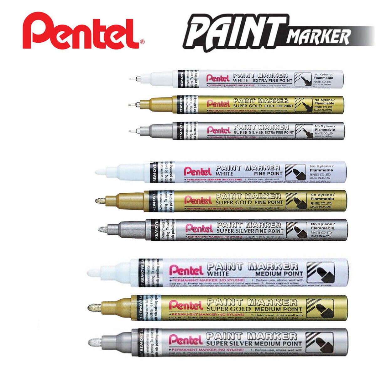Marcatori a vernice Pentel