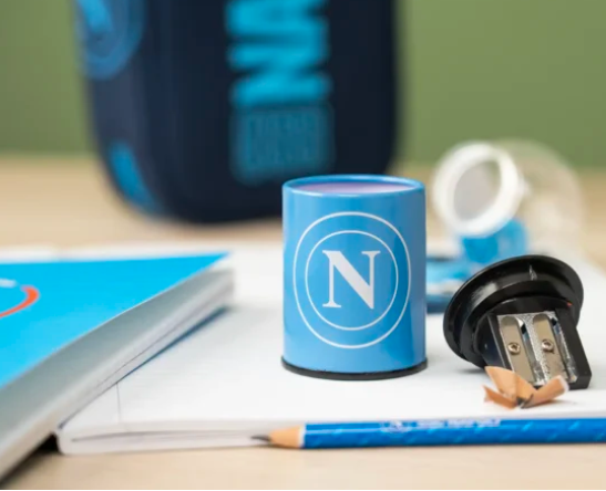 Temperamatite in metallo 2 fori SSC Napoli