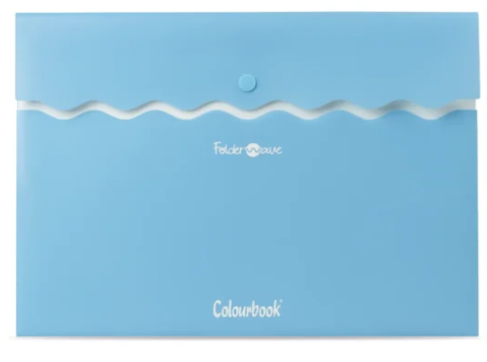 Portadocumenti A4 con bottone – Folder Wave