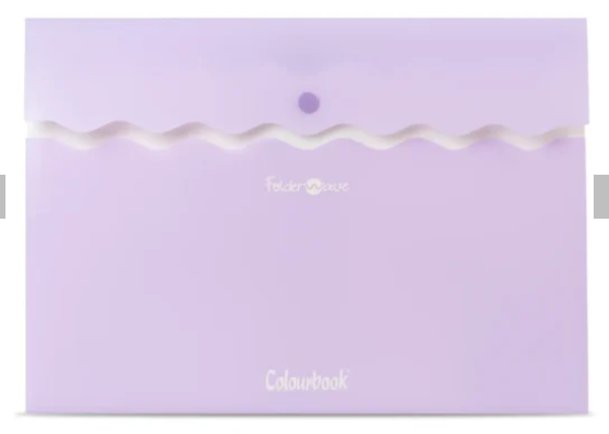 Portadocumenti A4 con bottone – Folder Wave