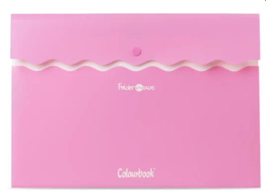 Portadocumenti A4 con bottone – Folder Wave