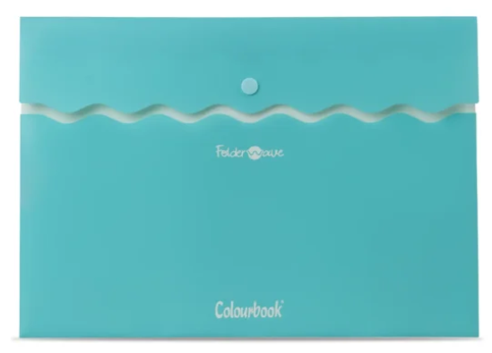 Portadocumenti A4 con bottone – Folder Wave
