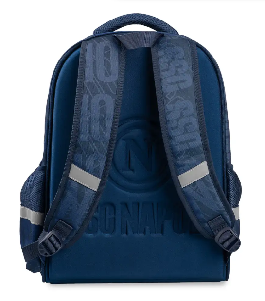 Zaino scuola SSC Napoli blu con pallone omaggio