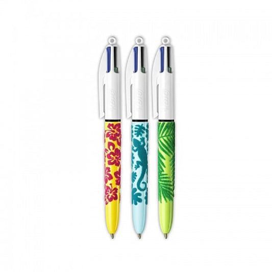 Penna Bic 4 colori Velluto