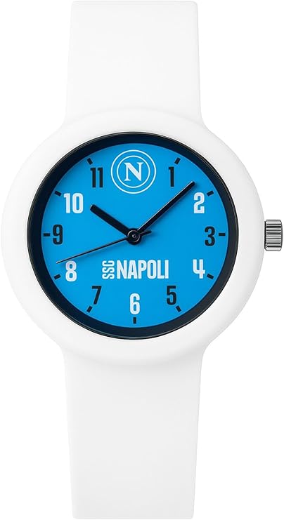 Orologio da polso analogico KID SSC NAPOLI bianco