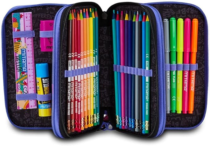 Astuccio 3 zip Mitama CITY LOVE
