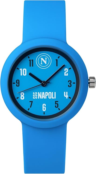 Orologio da polso analogico KID SSC NAPOLI azzurro