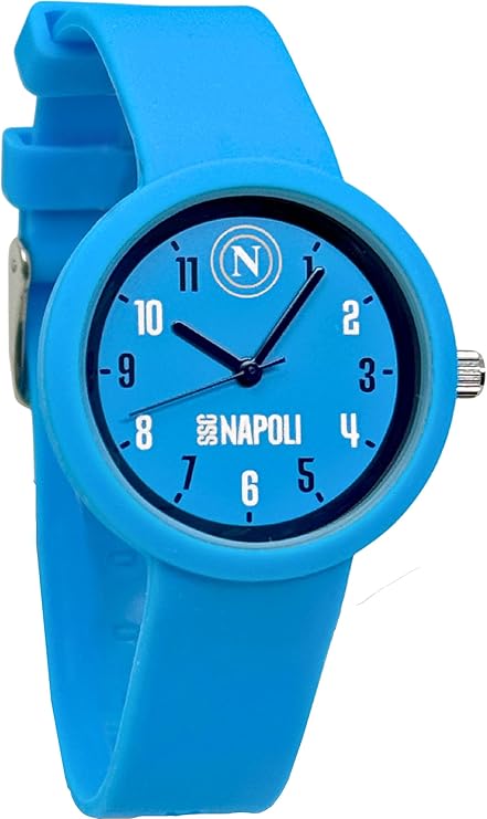 Orologio da polso analogico KID SSC NAPOLI azzurro