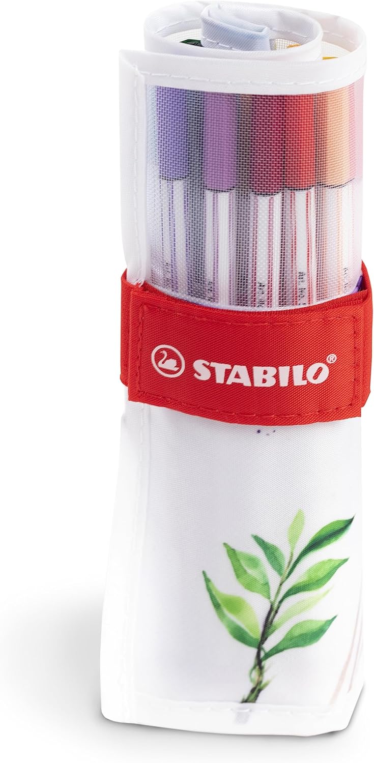 Rotolo Stabilo point 68 Brush da 18 colori