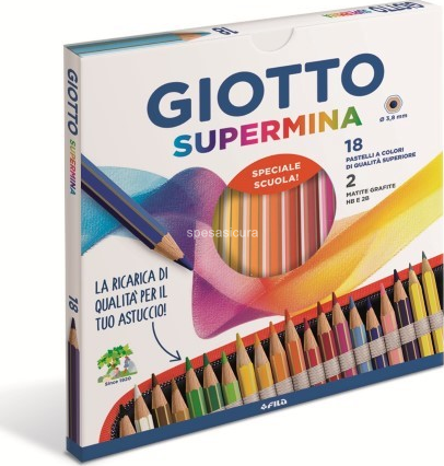 Pastelli Giotto Supermina 18
