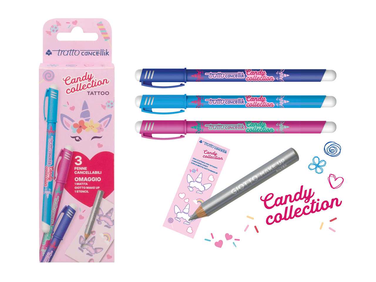 Set Tratto cancellik Candy Collection