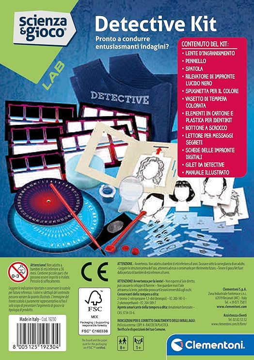 Laboratorio Clementoni Detective Kit