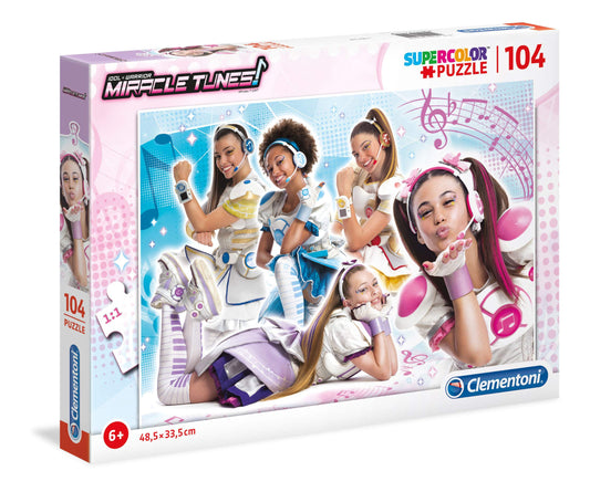 Clementoni Supercolor Puzzle - Miracle Tunes - 104 pezzi