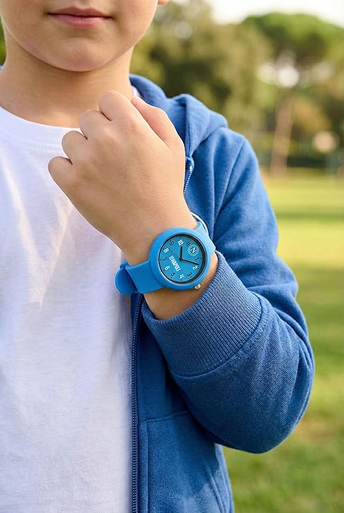 Orologio da polso analogico KID SSC NAPOLI azzurro