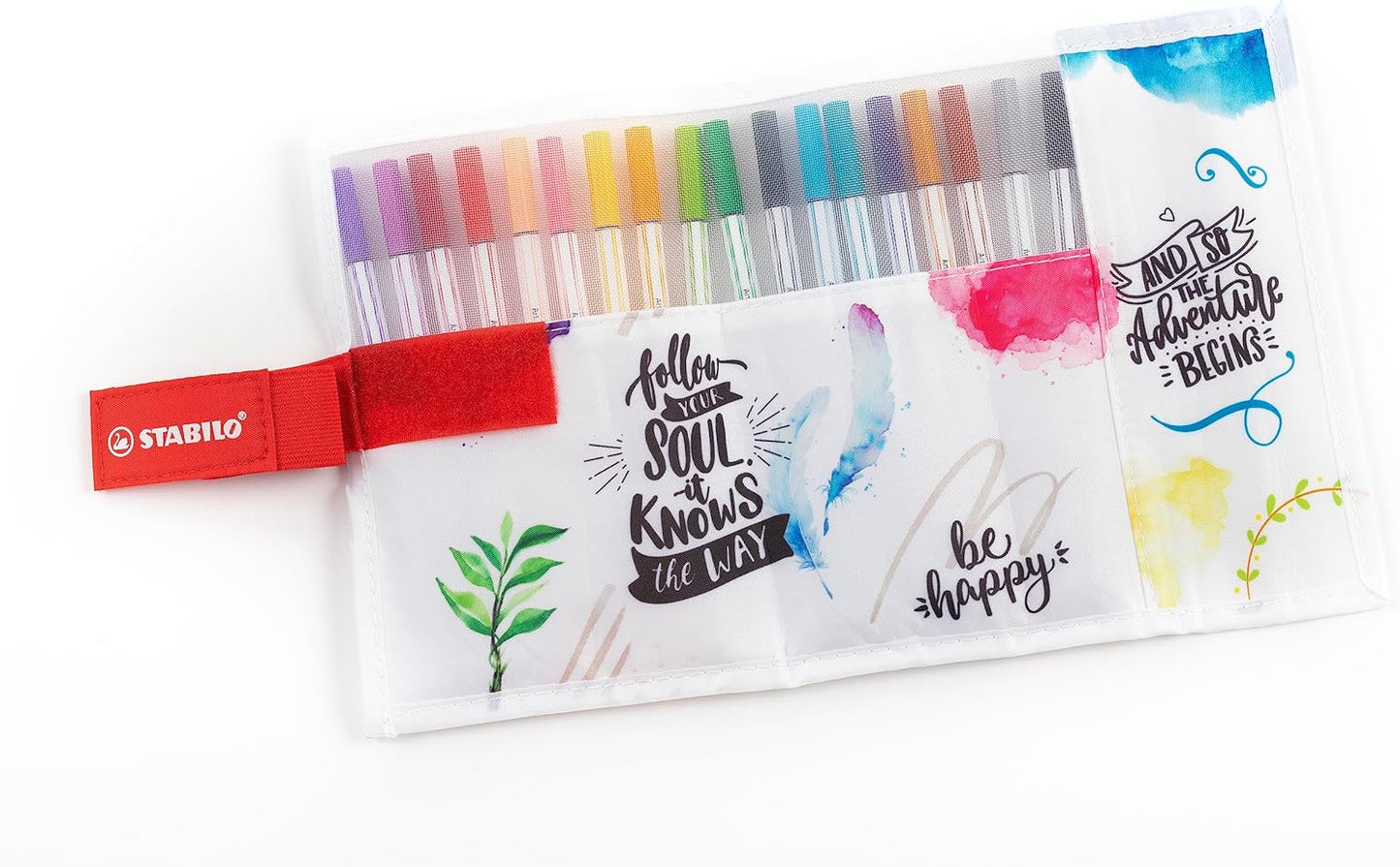 Rotolo Stabilo point 68 Brush da 18 colori