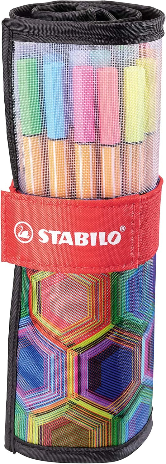 Rotolo Stabilo point 88 da 25 colori