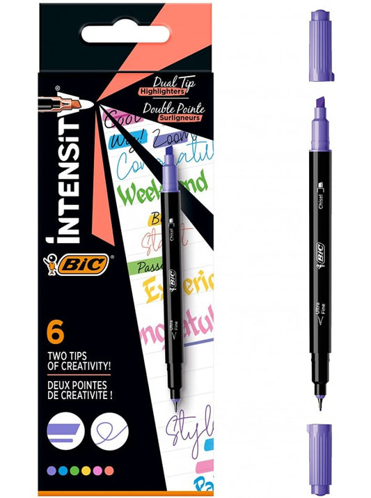 Evidenziatori Bic doppia punta