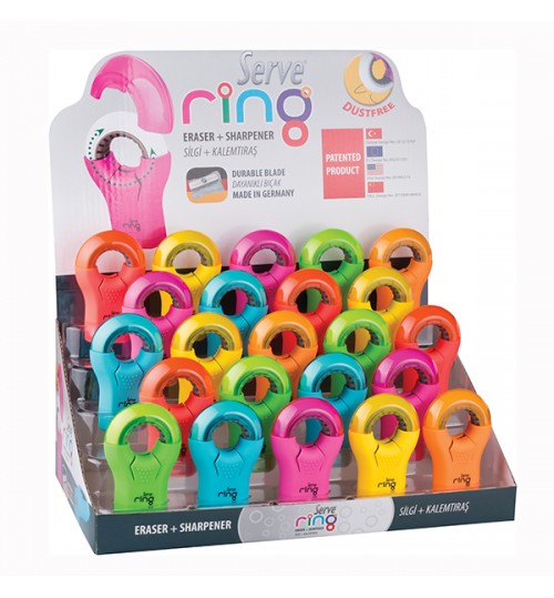 Temperamatite con gomma Serve Ring
