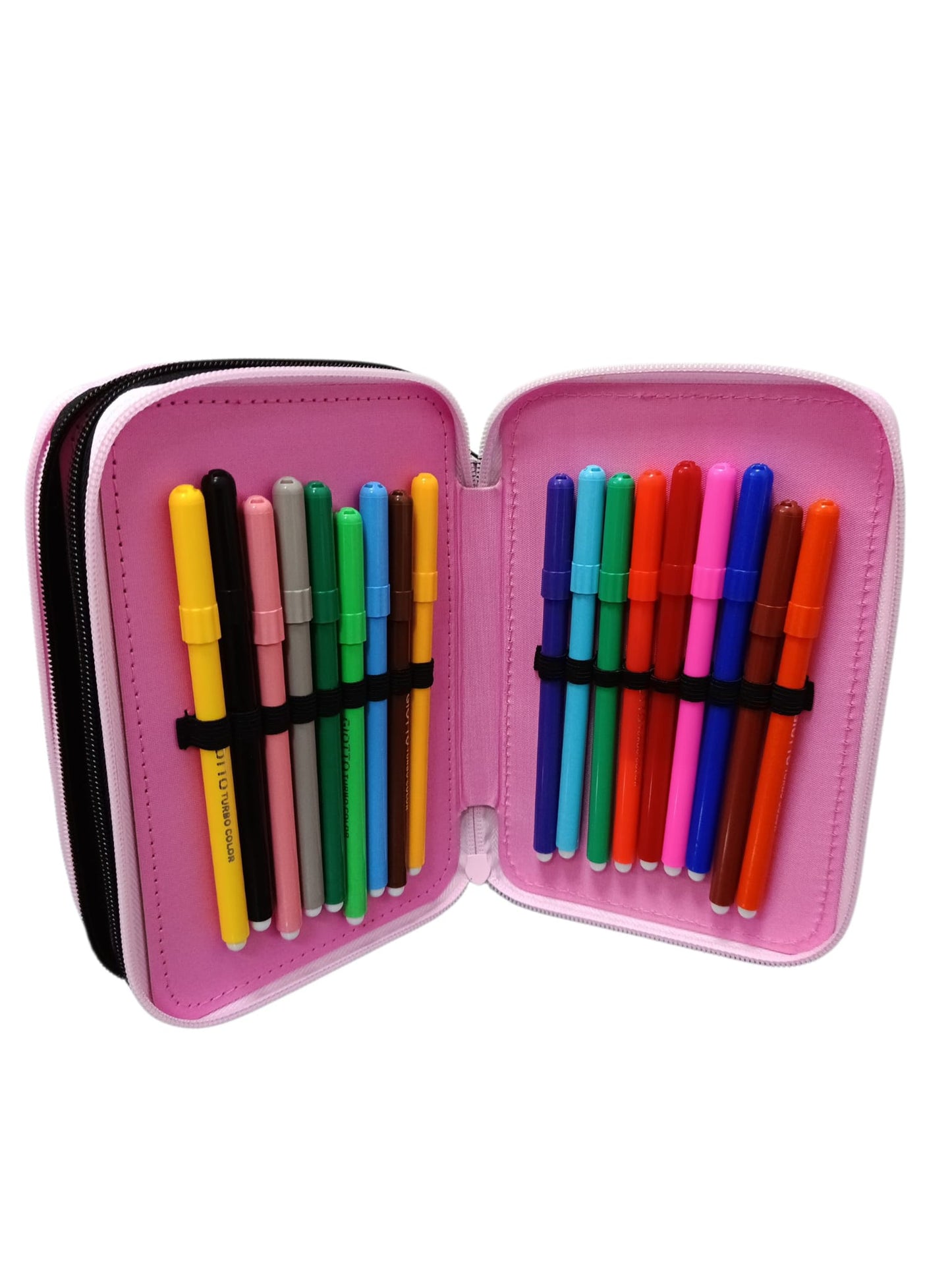 Astuccio triplo 18+18 abstract rosa Be Smart