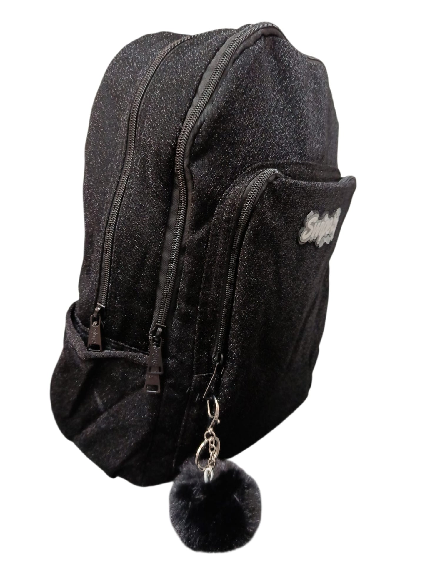 Zaino Teen Swipe Glitter Black