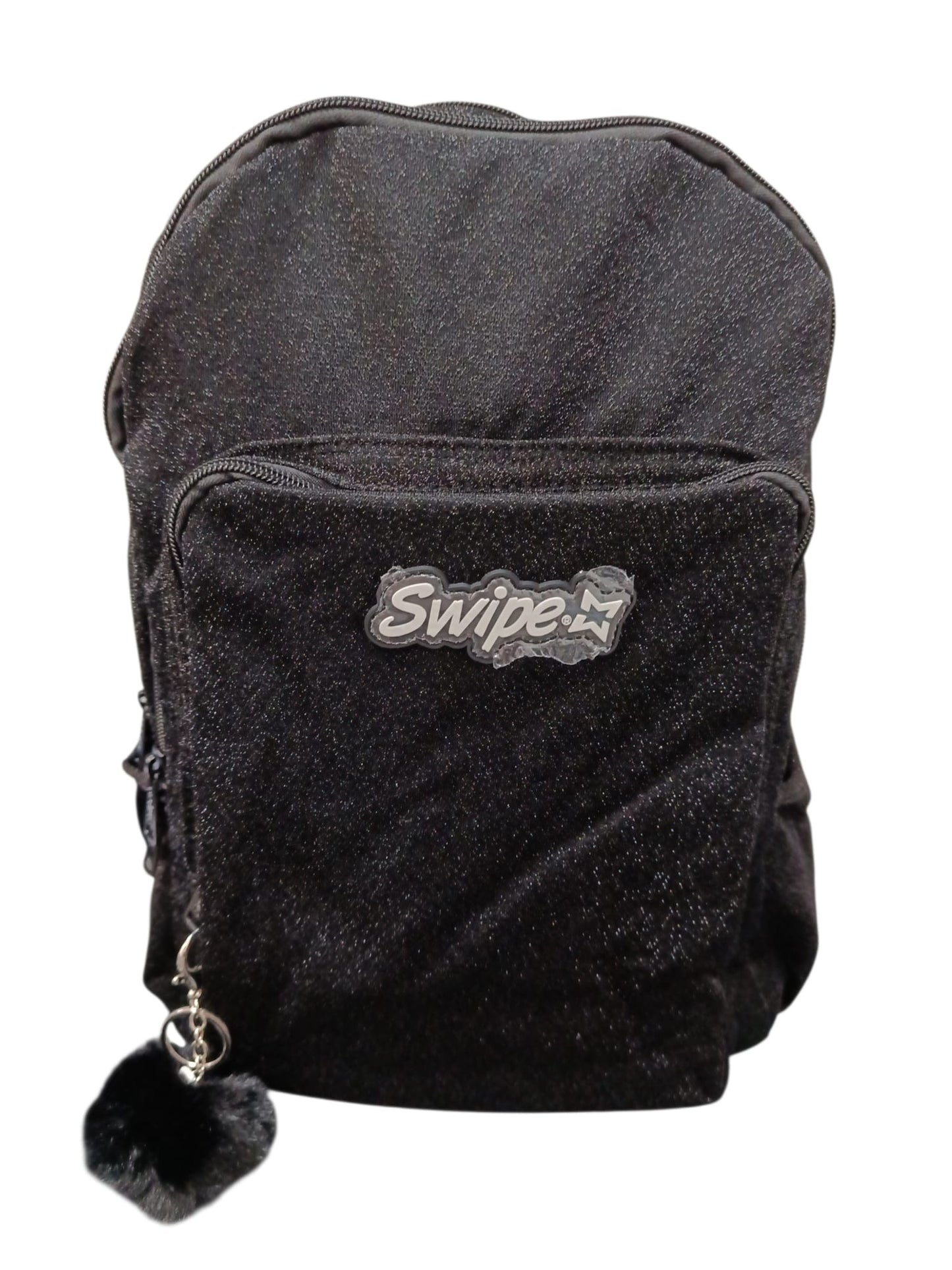 Zaino Teen Swipe Glitter Black