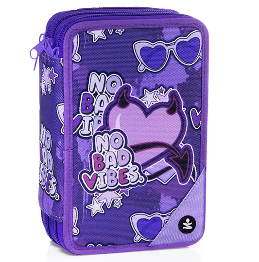 Astuccio 3 zip Be Smart Vibes