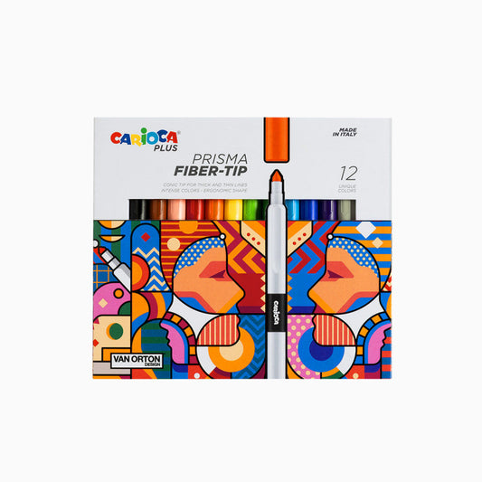 CARIOCA Plus Pennarelli Prisma - 12 Pz