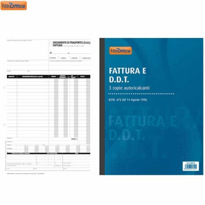 Libro Fatture e D.D.T. A4