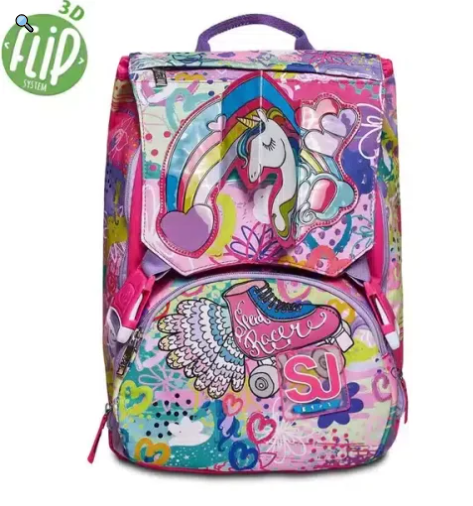 Zaino SJ Estensibile - UNICORNO 3D - Magic Flip Girl
