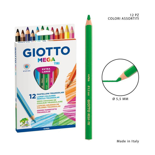 Pastelli Giotto Mega 12