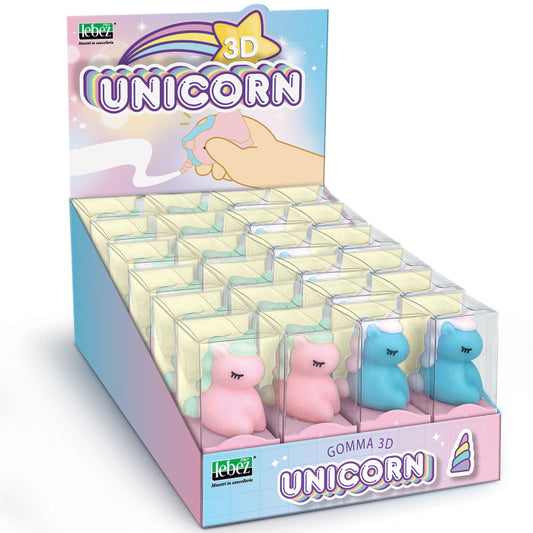Gomma 3D Unicorno Lebez