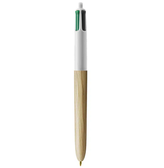 Penna Bic 4 colori Wood