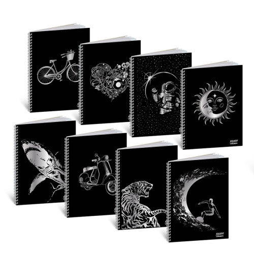 Quaderno a Spirale Silver Blasetti One Color
