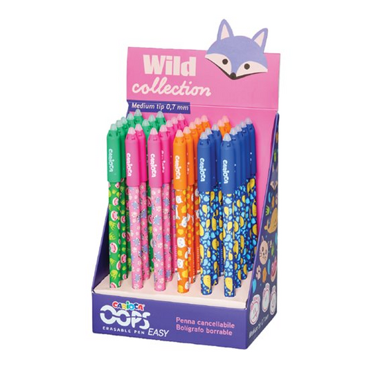 Penna cancellabile OOPS EASY Wild Collection