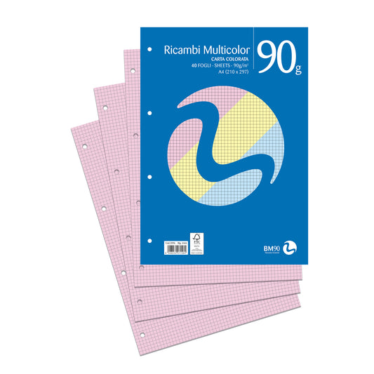 Ricambi multicolore A4 5m