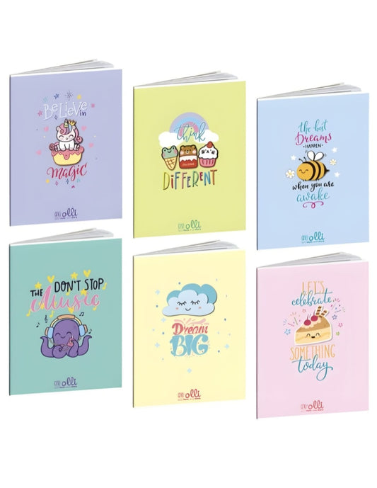 Quaderno Maxi Spillato Olli X One Color Funny Friends A4