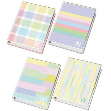 Raccoglitore ad anelli One Color pastel