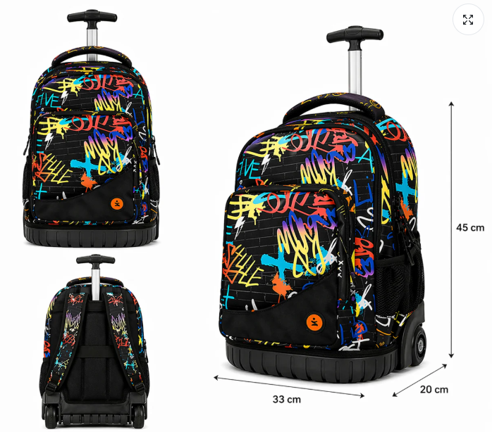 Zaino Trolley Premium Spray Art BeSmart