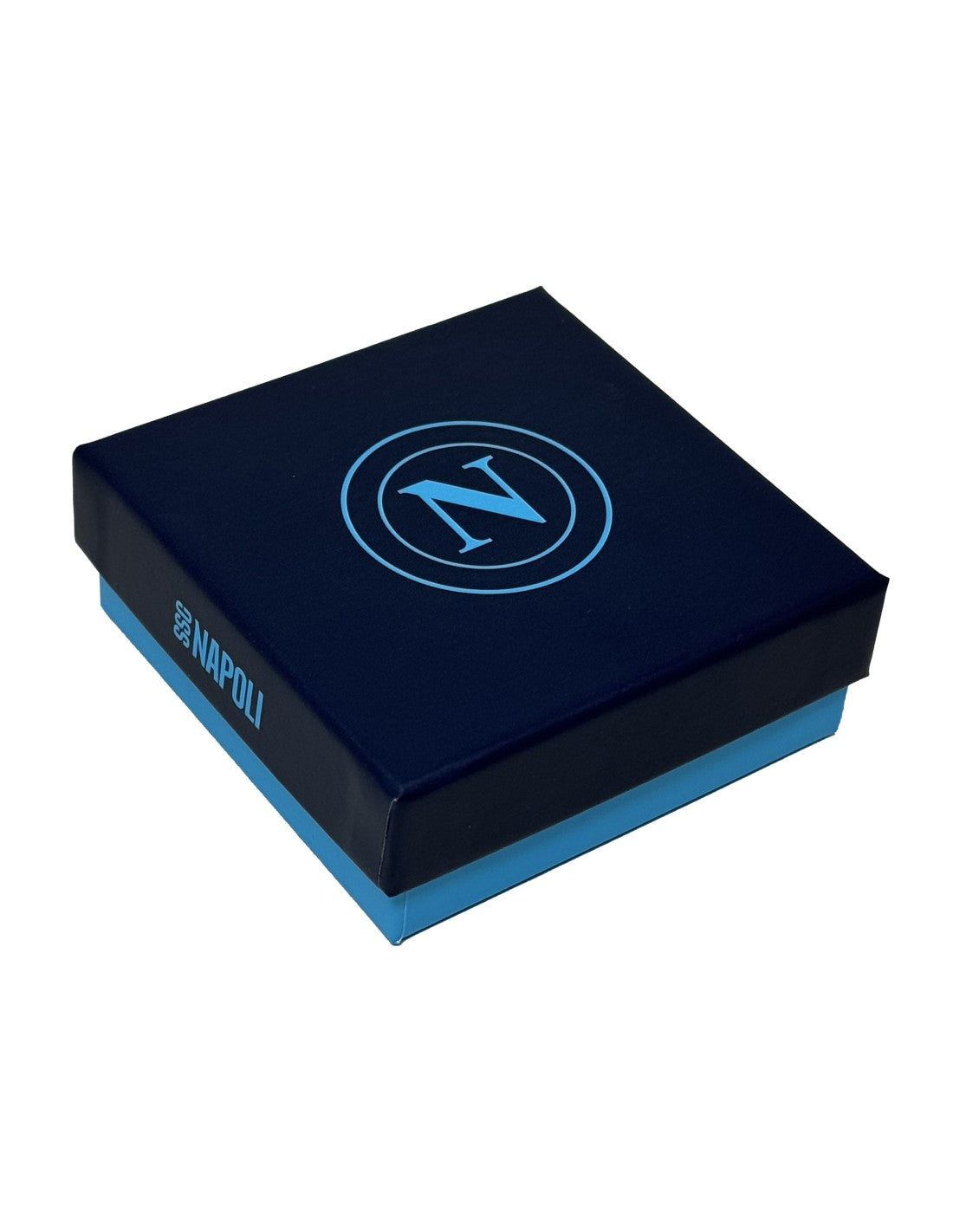 Bracciale SSC NAPOLI in acciaio e pietre azzurre