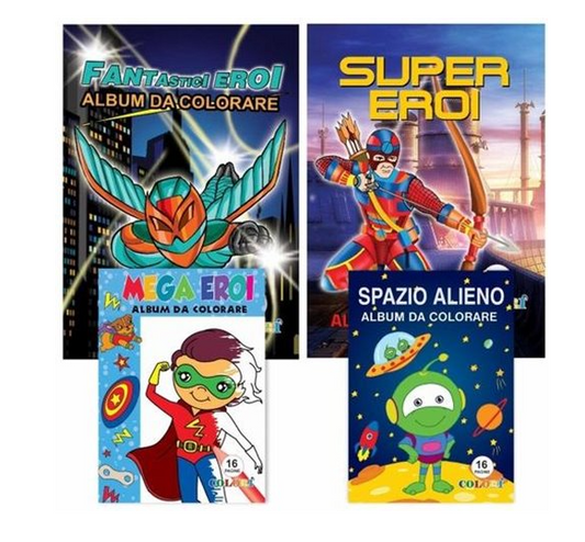 Album Da Colorare Supereroi